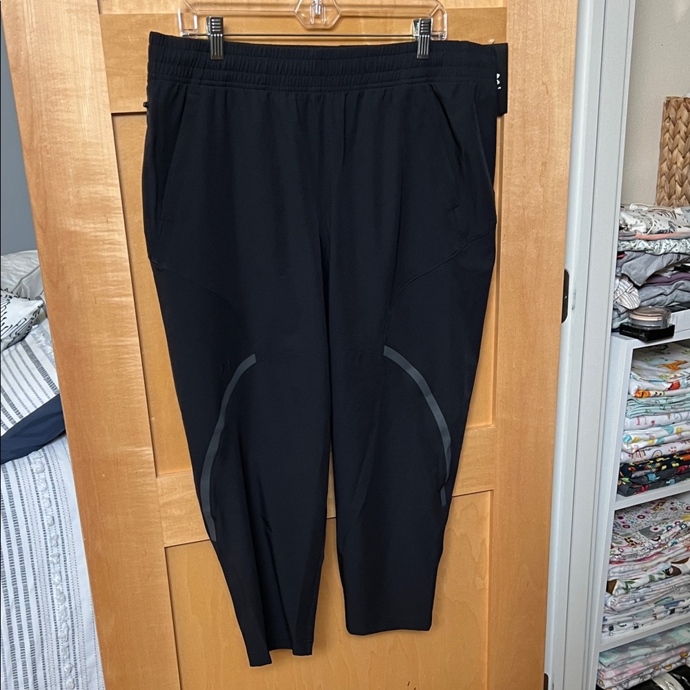NWT Under Armour Black Joggers with Gray Accents